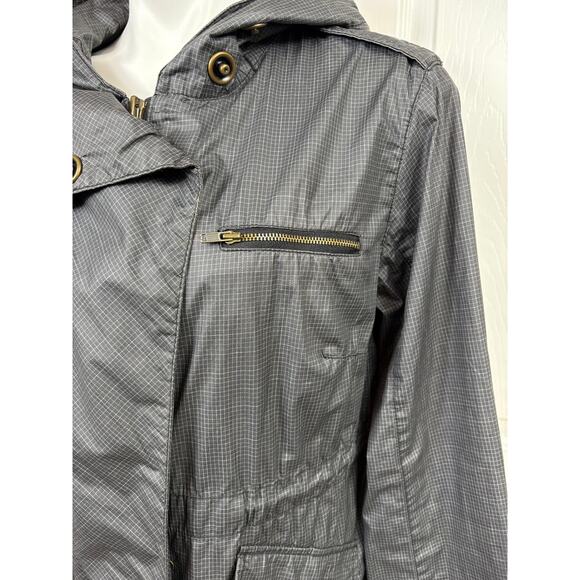 Free People Gray Hooded Jacket Rain - Picture 2 of 12